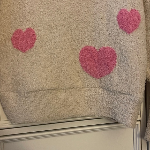 Cozy Pink Heart Sweater - Picture 7 of 9